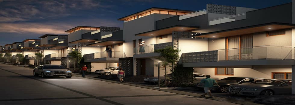 Mantri Courtyard row houses on Kanakapura Road, South Bangalore