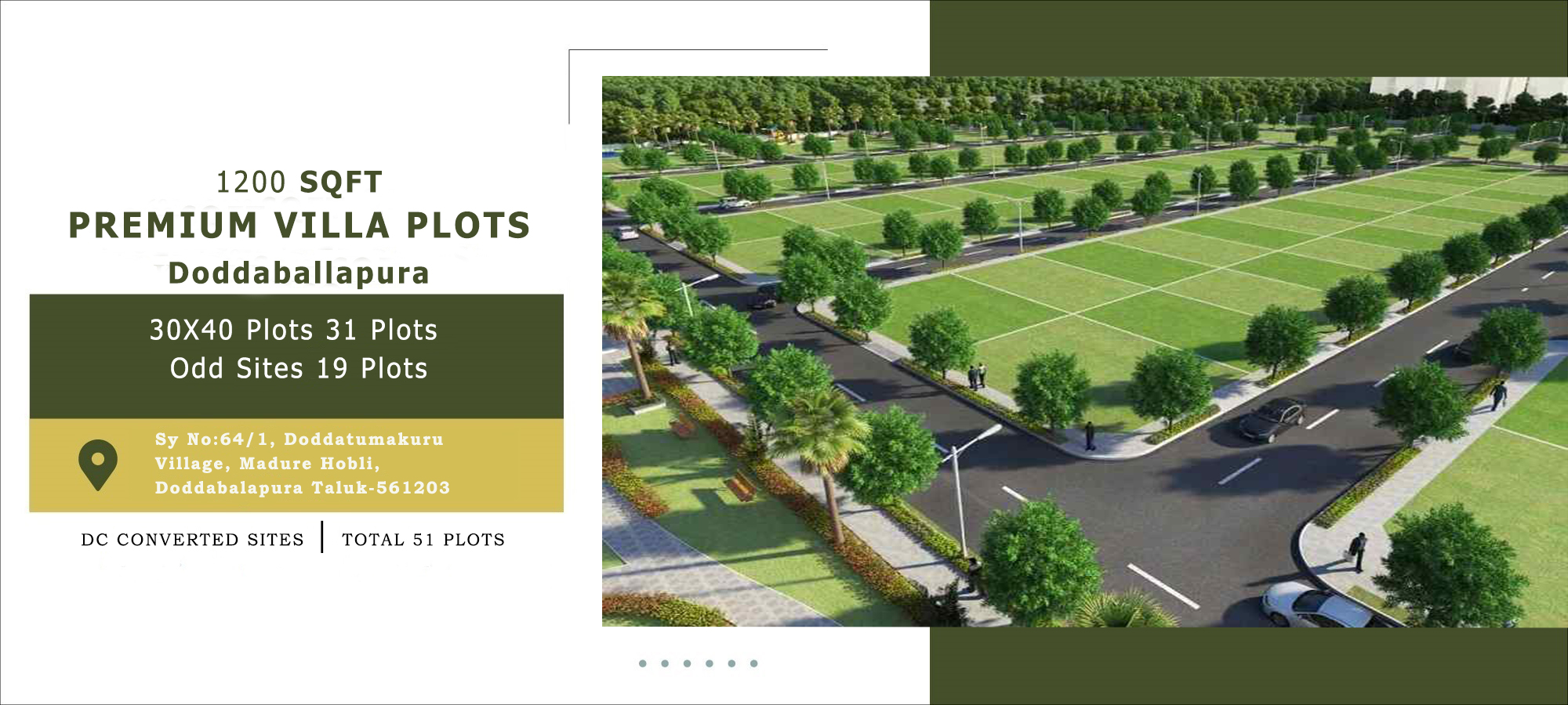 Gari Square Park villa plot layout in Doddaballapur, North Bangalore