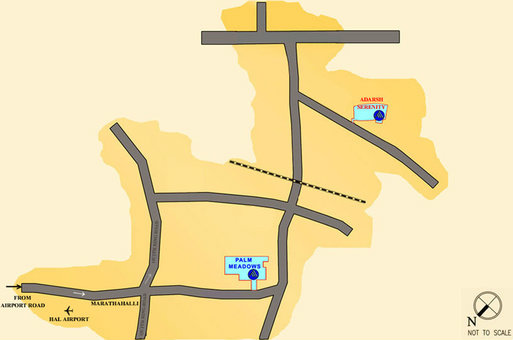 Adarsh Serenity location map
