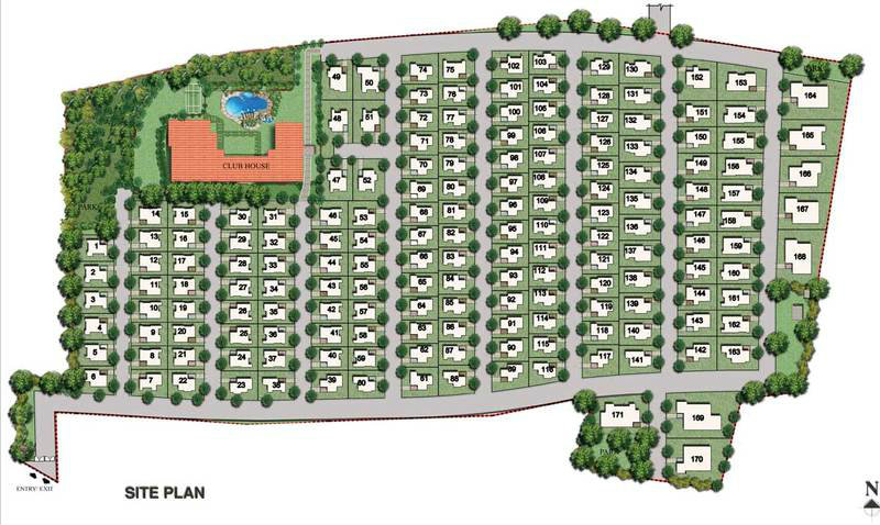 Adarsh Serenity master plan