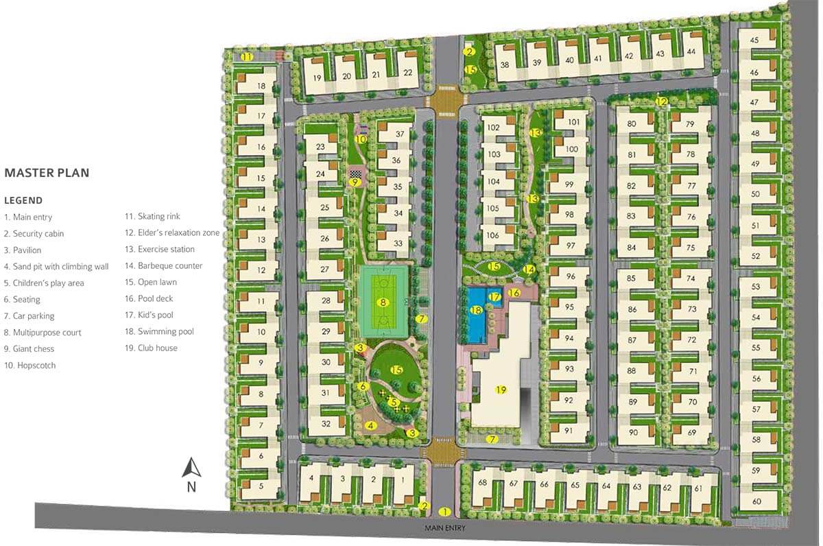 Adarsh Tranqville master plan