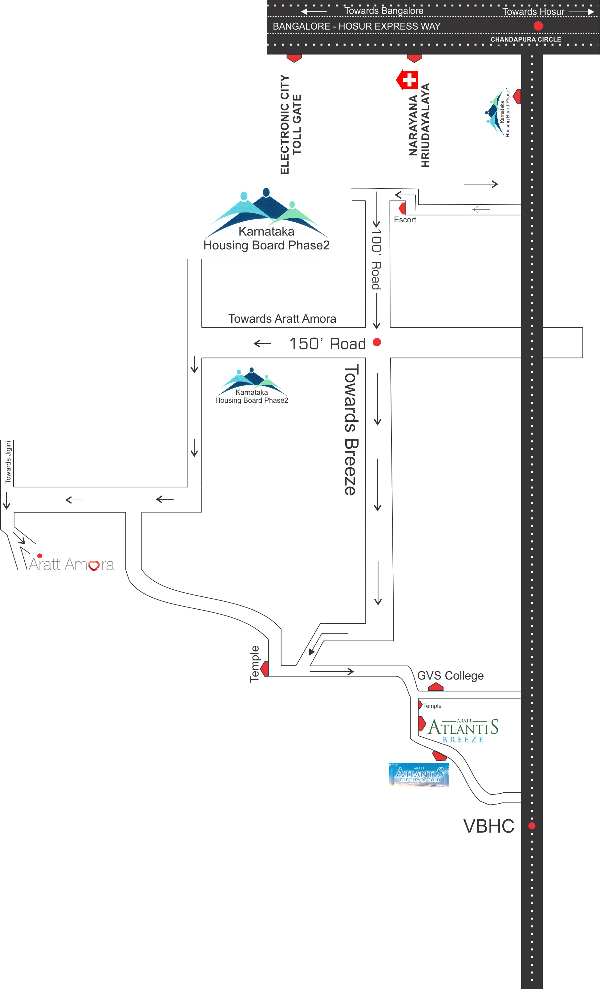 Aratt Amora location map