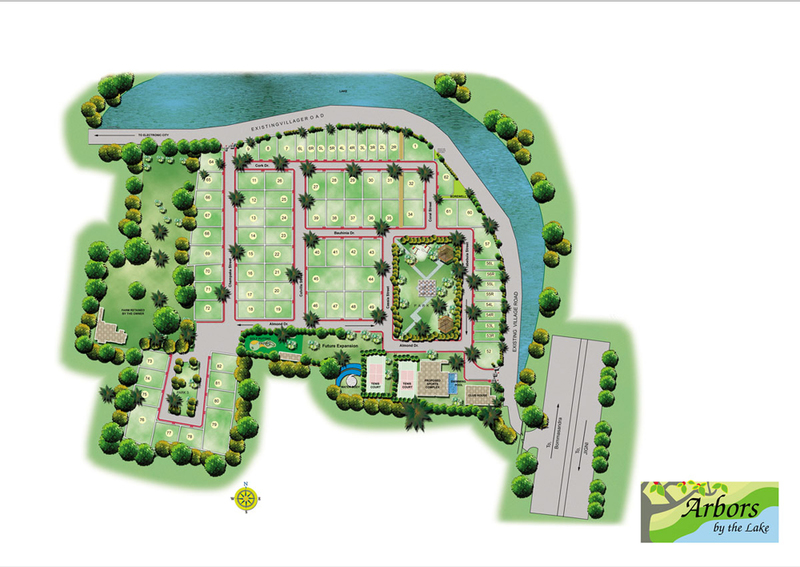 Arbors Villas master plan