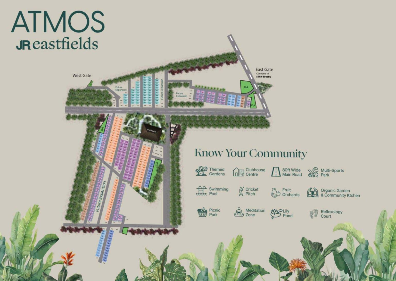 Atmos JR Eastfields master plan