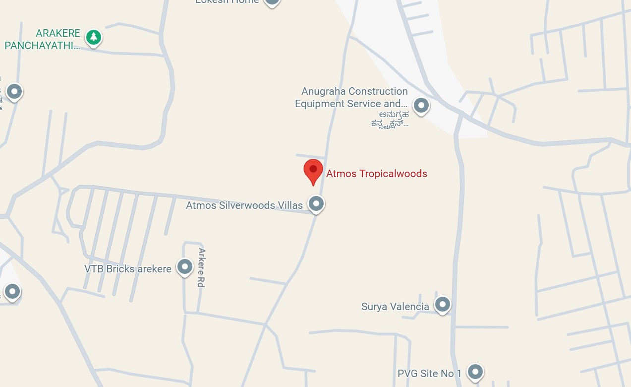 Atmos Tropicalwoods location map