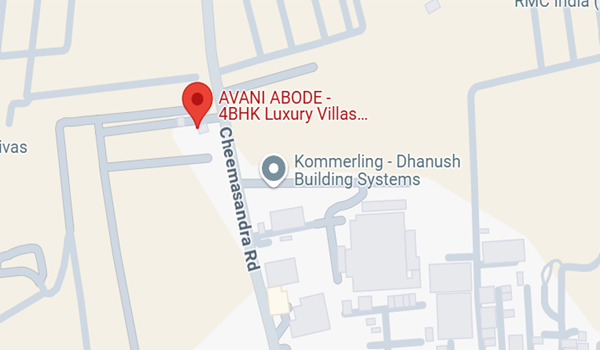 Avani Abode by NG Developers location map