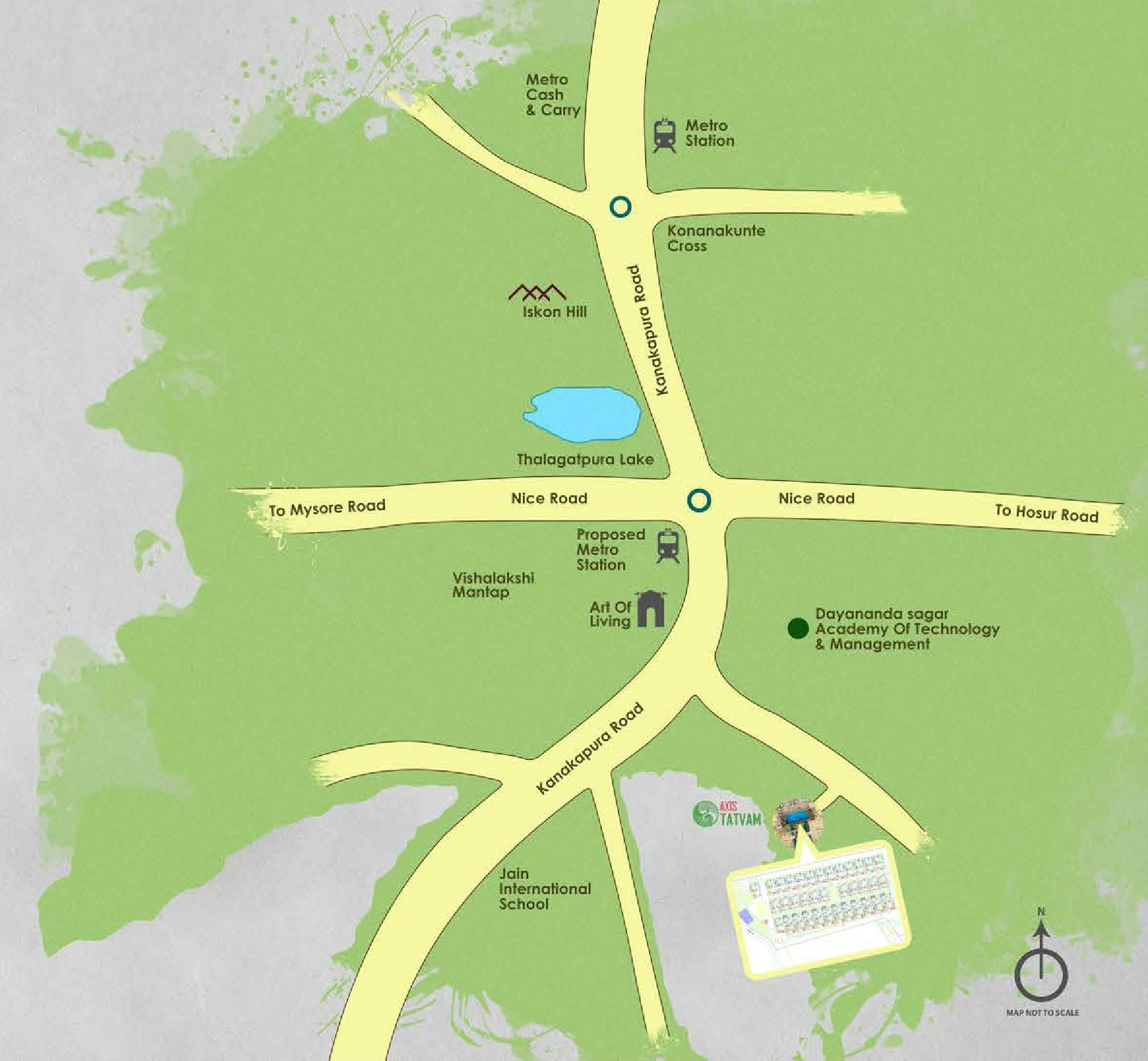 Axis Tatvam location map