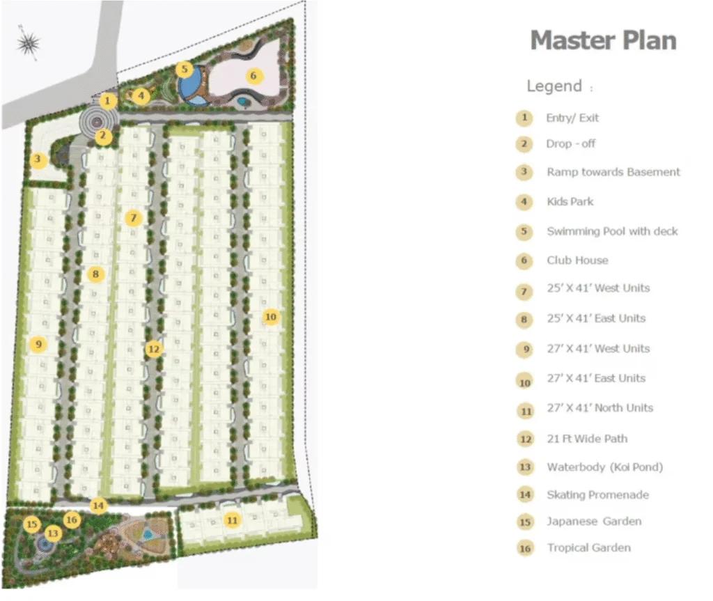 Bandu Eco Crest master plan