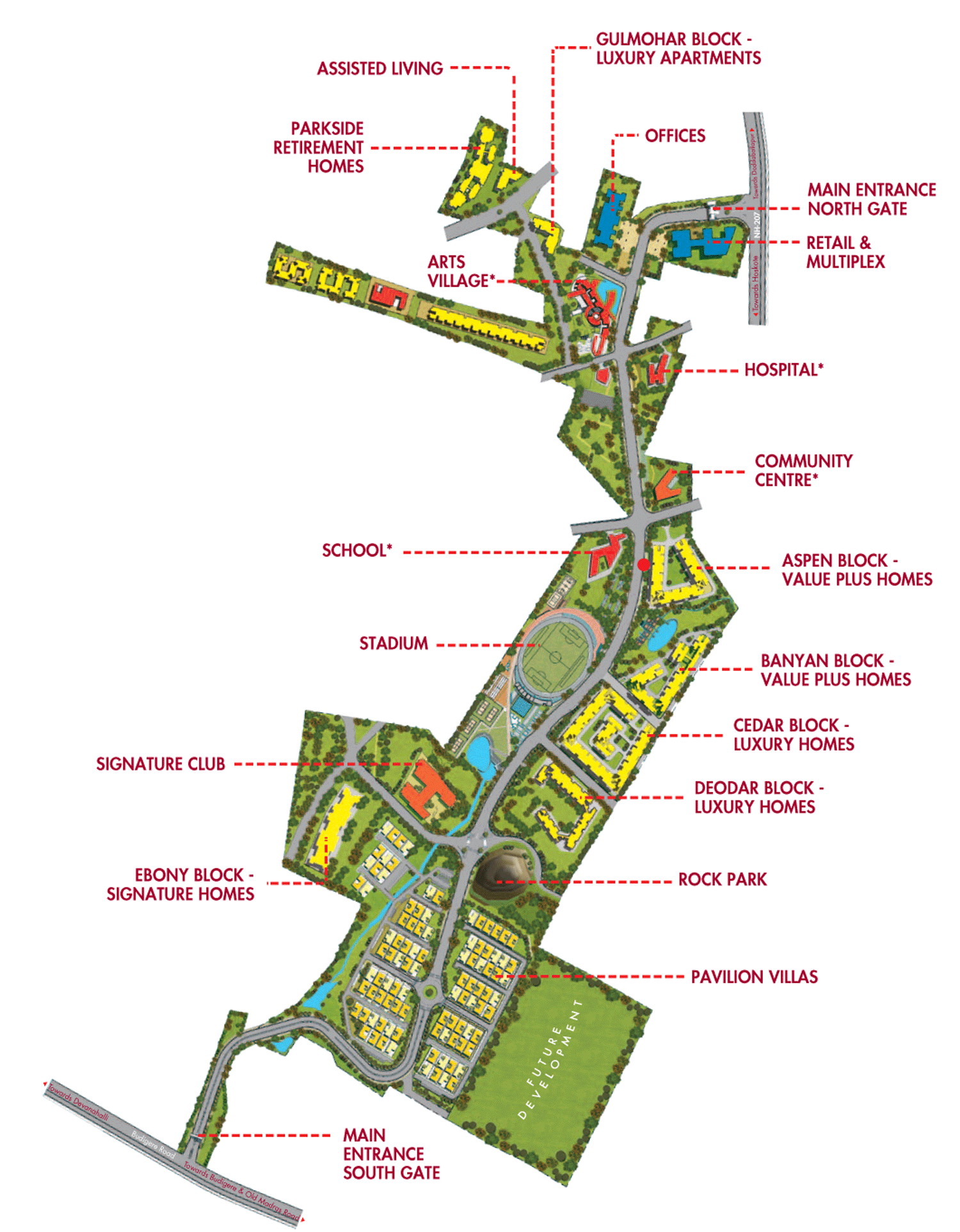 Brigade Orchards master plan