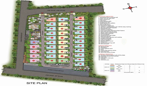Casagrand Florella Villas master plan