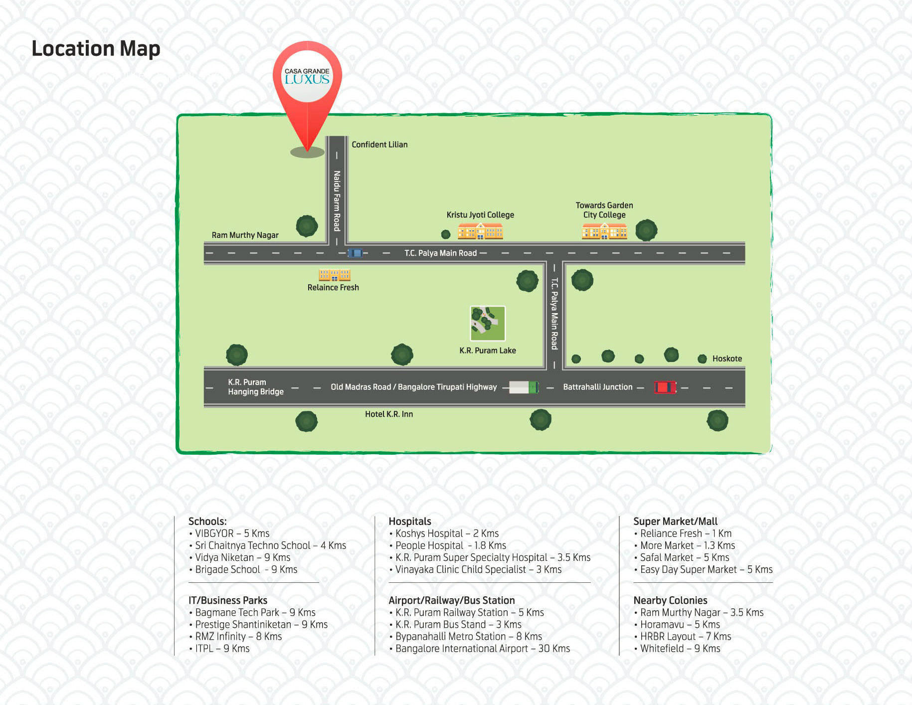 Casa Grande Luxus location map