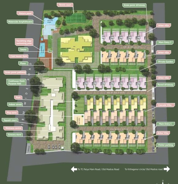 Cascade Villas master plan