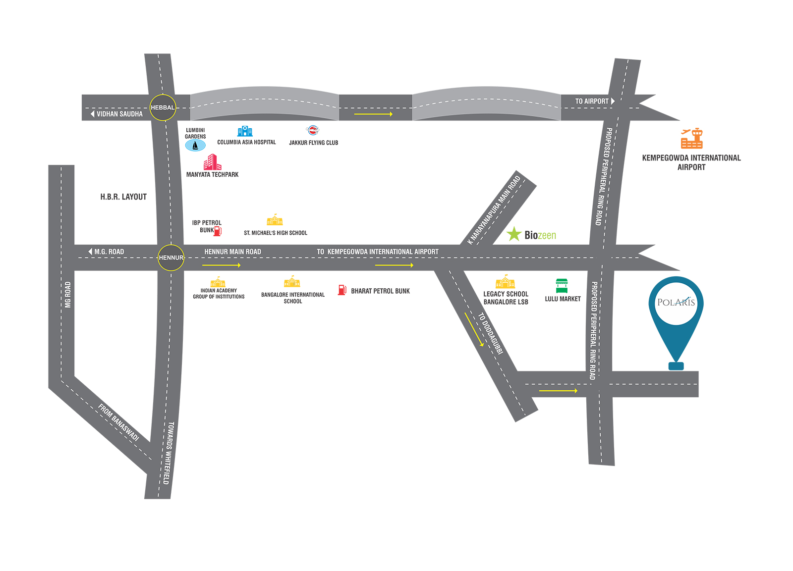 Citrus Polaris location map
