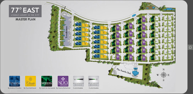DivyaSree 77 Degree East master plan