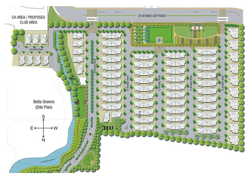 DLF Bella Greens master plan