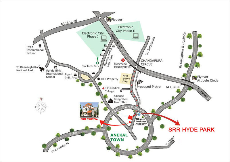 Excel Hyde Park location map