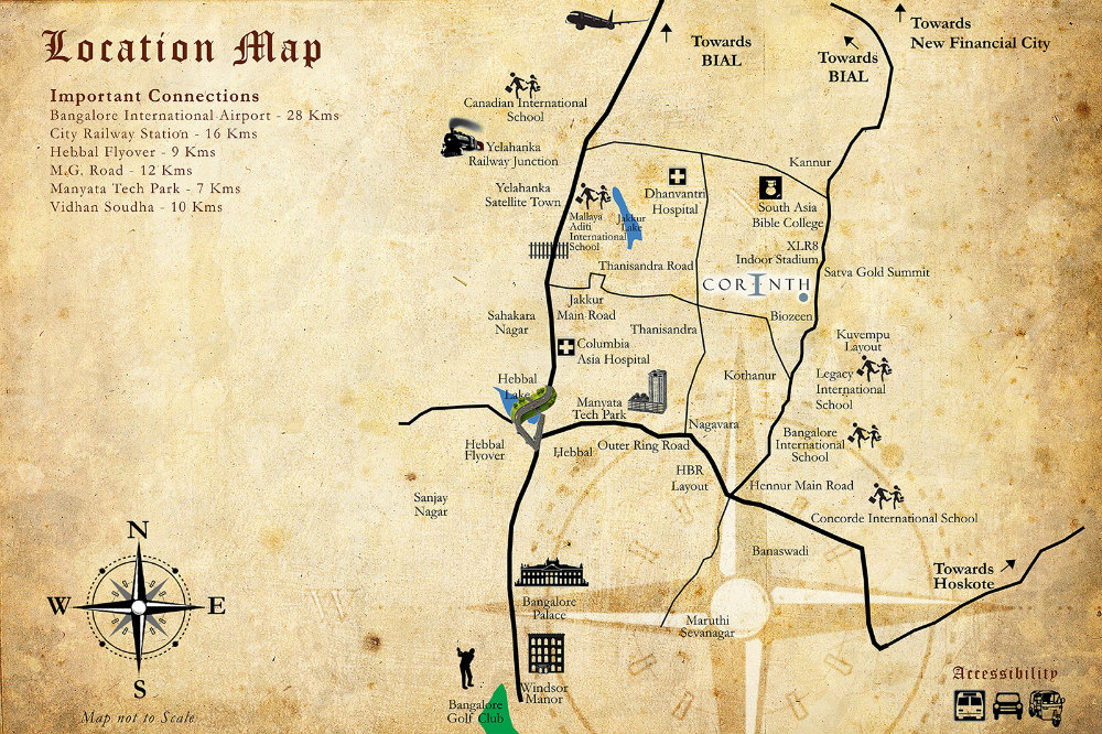 Ezzy corinth location map