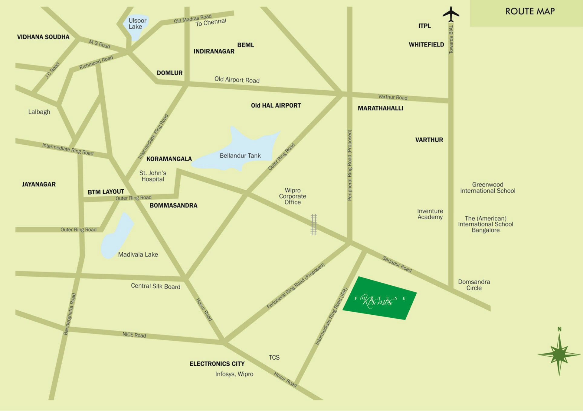 Fortune Cosmos location map