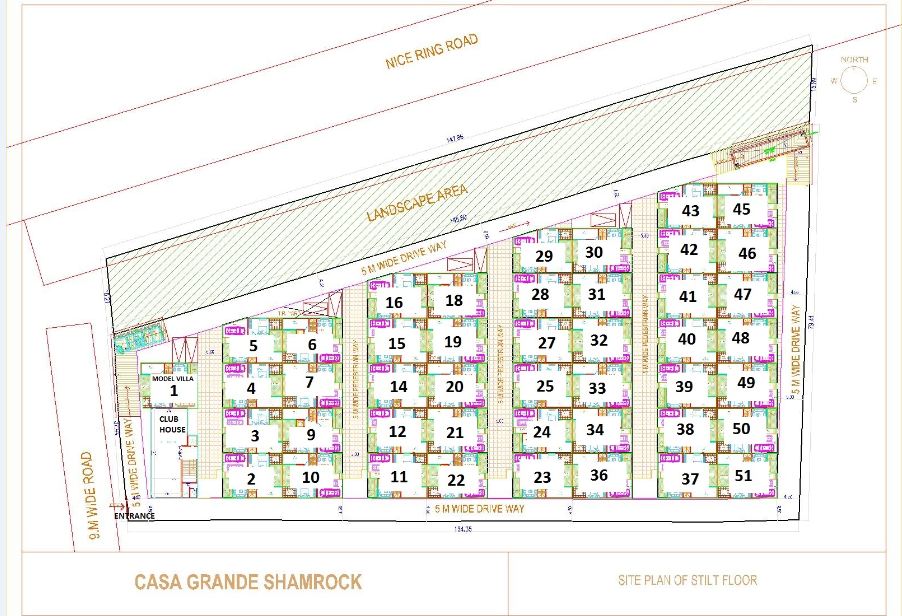 Gated Community Villas Bannerghatta road master plan