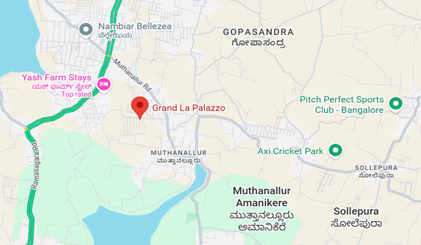 Grand La Palazzo Villas location map
