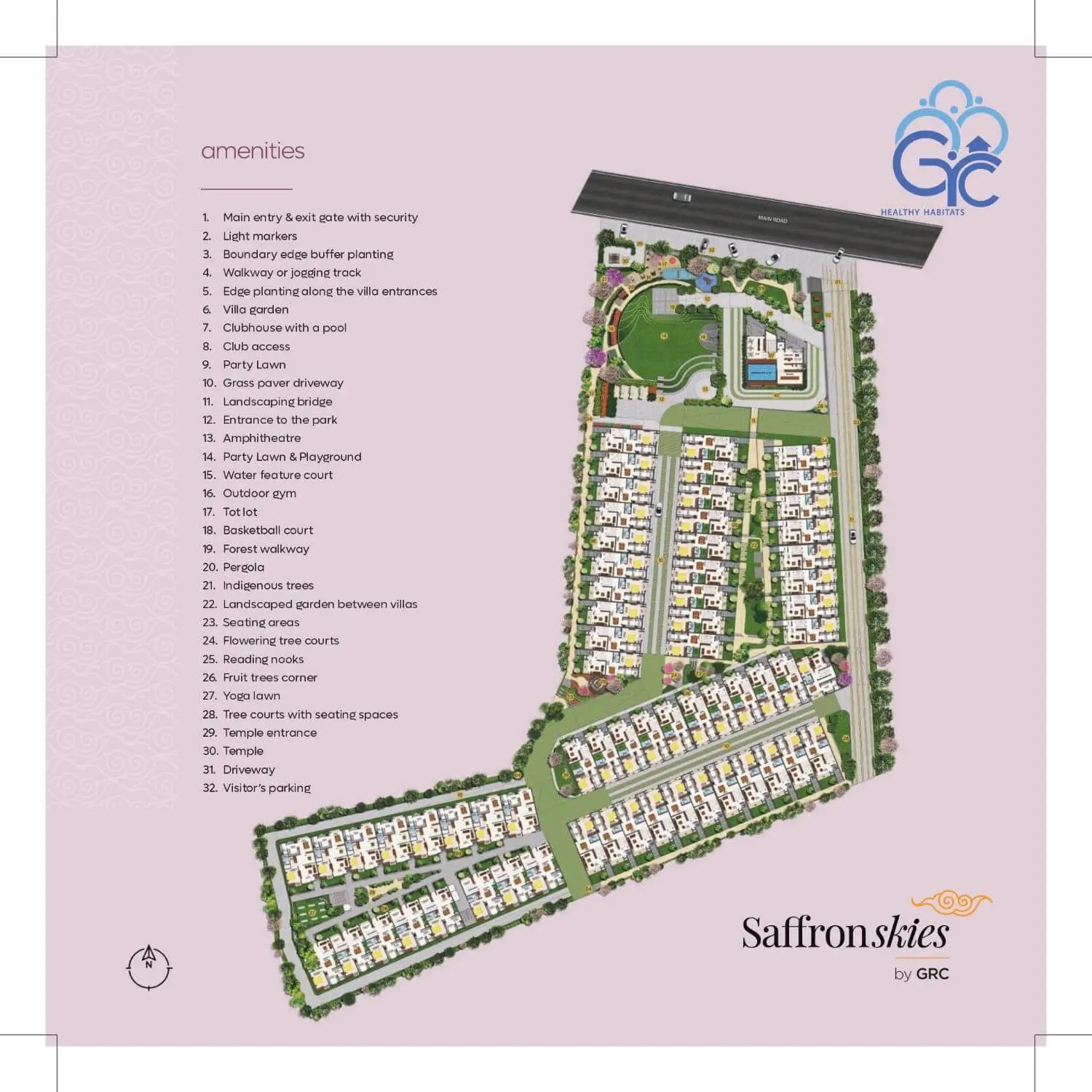 GRC Saffron Skies master plan
