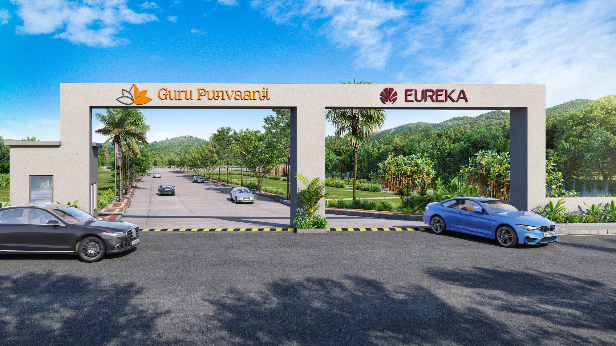 Guru Punvaanii EUREKA villas in Dharapura and Mayaganahalli, just off the Bengaluru–Mysuru Expressway