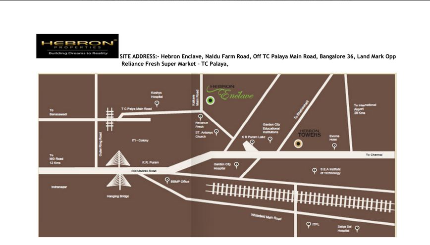 Hebron Enclave location map