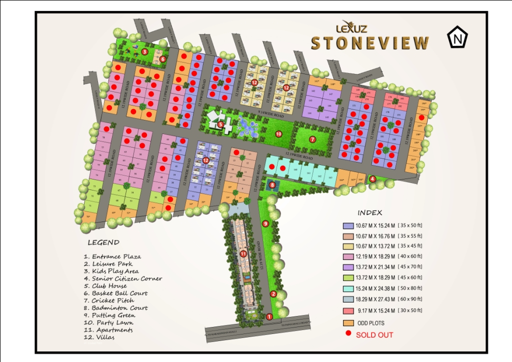 Hebron Le Lexuz StoneView Villas master plan