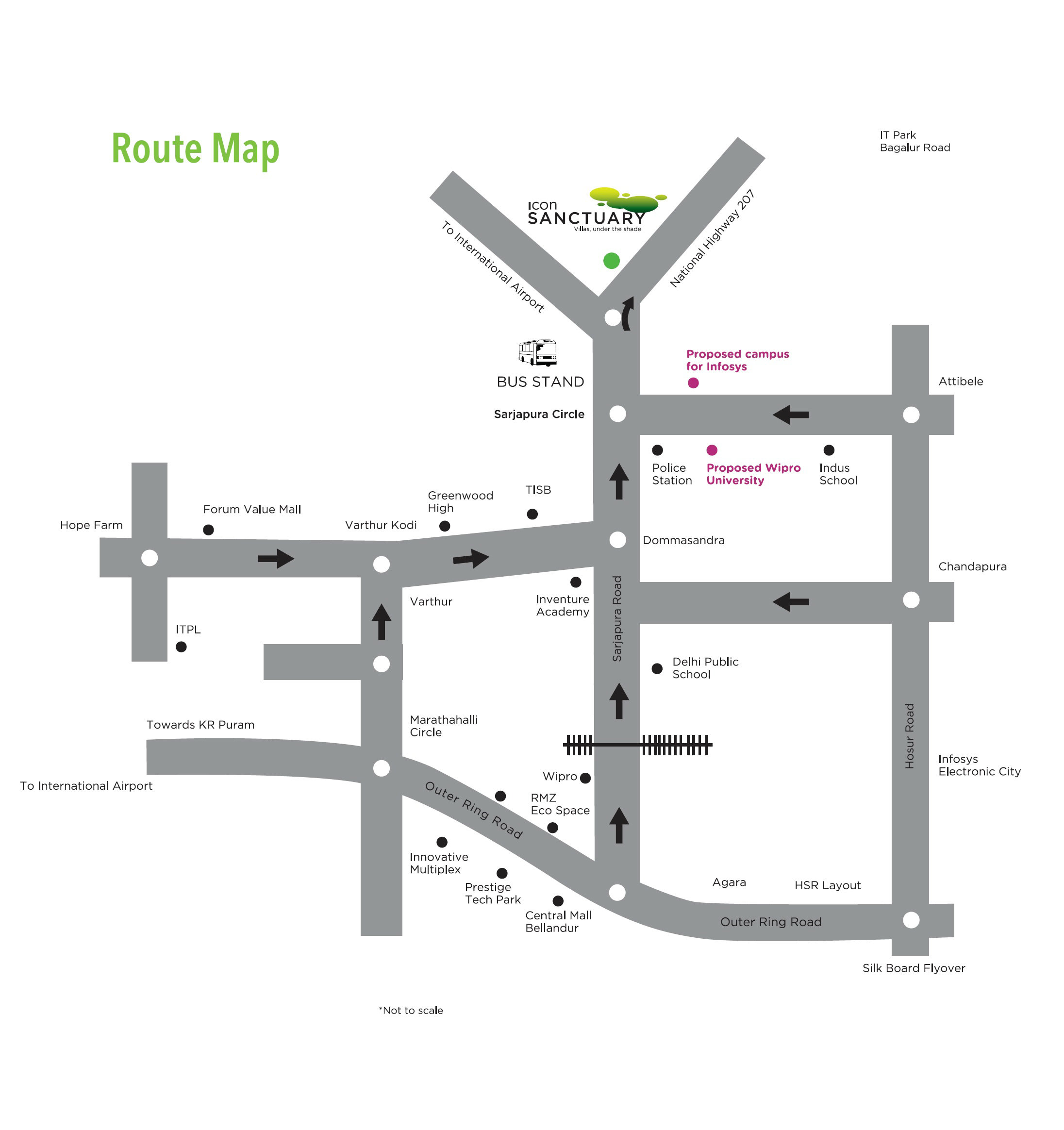 Icon Sanctuary location map