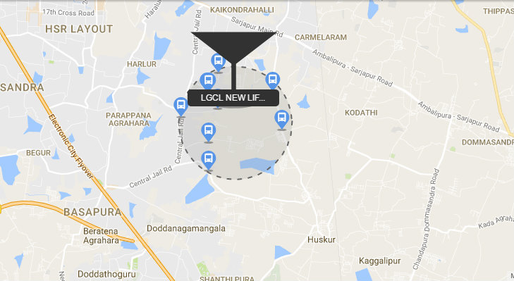 LGCL New Life location map