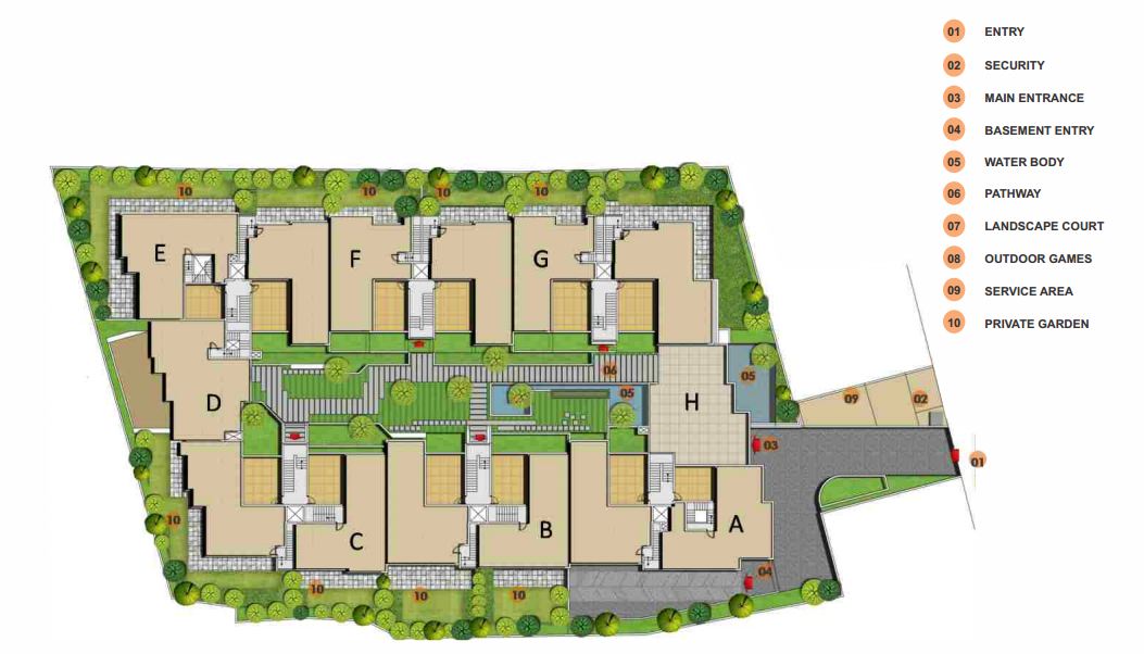 luxury Villaments Yelahanka master plan