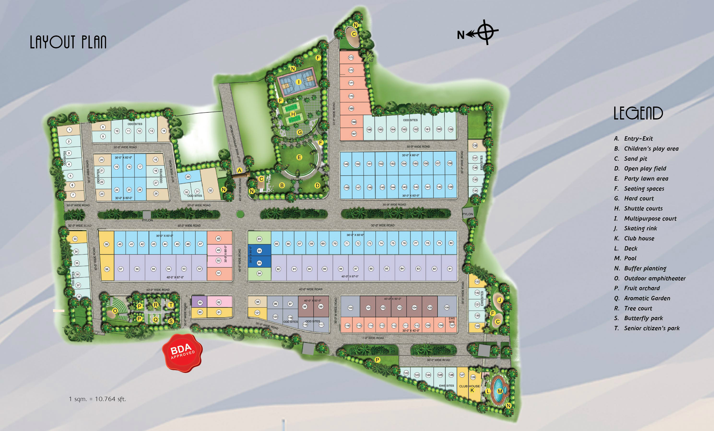 Mahaveer Villas of the World master plan