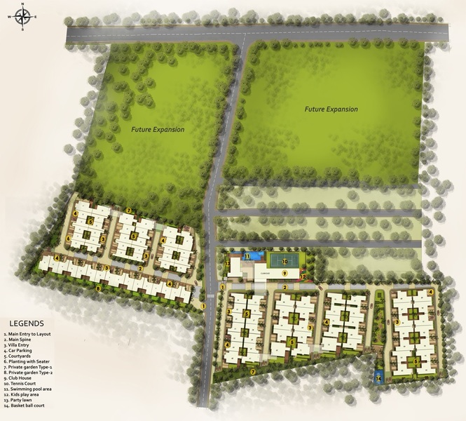 Mantri Courtyard master plan