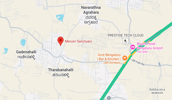 Merusri Sanctuary location map