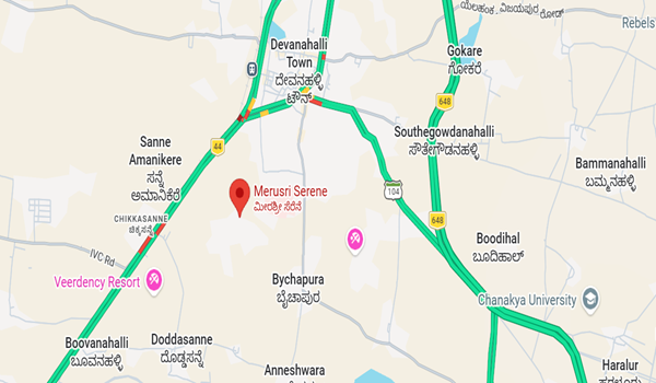 Merusri Serene location map