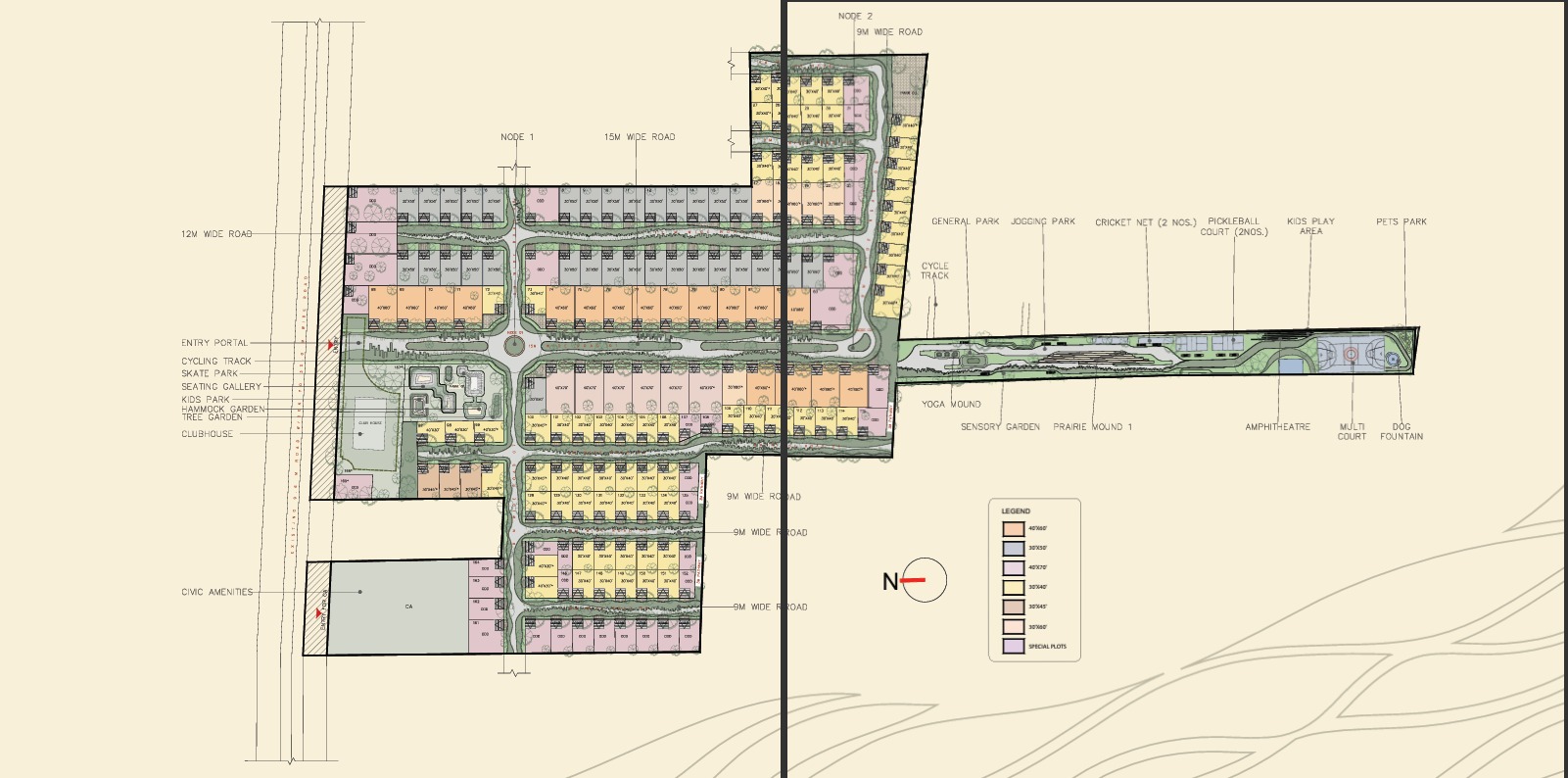 Merusri SERENOVA master plan