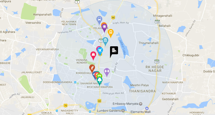 MIMS Espacio location map