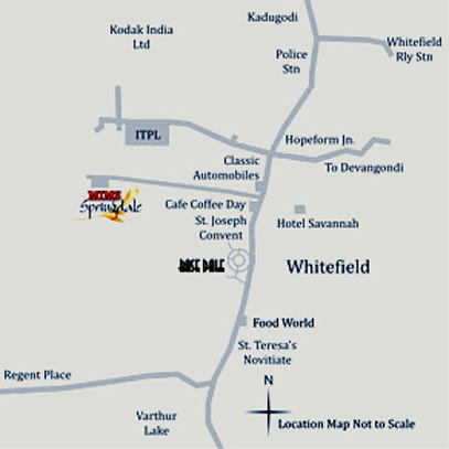 MIMS Springdale location map