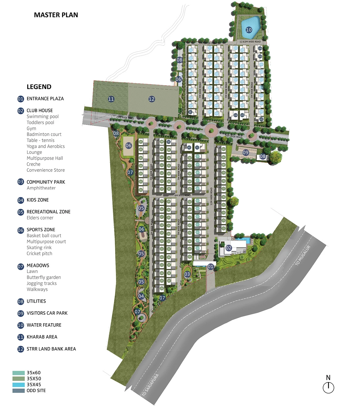 MJR Divine Meadows master plan
