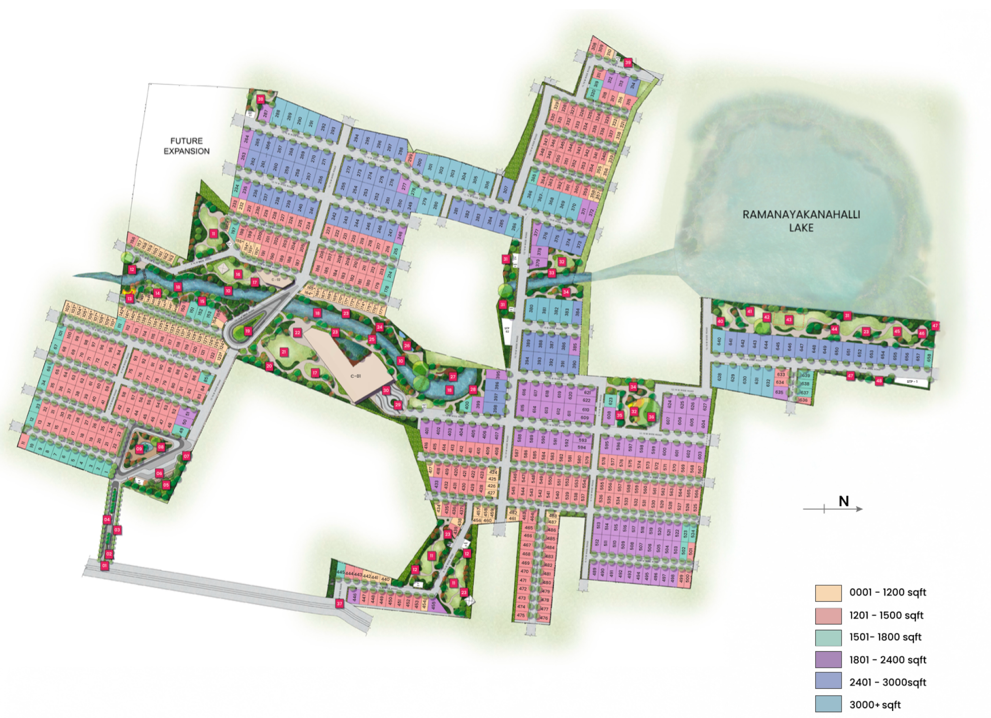 Modern Spaaces Ivy county master plan