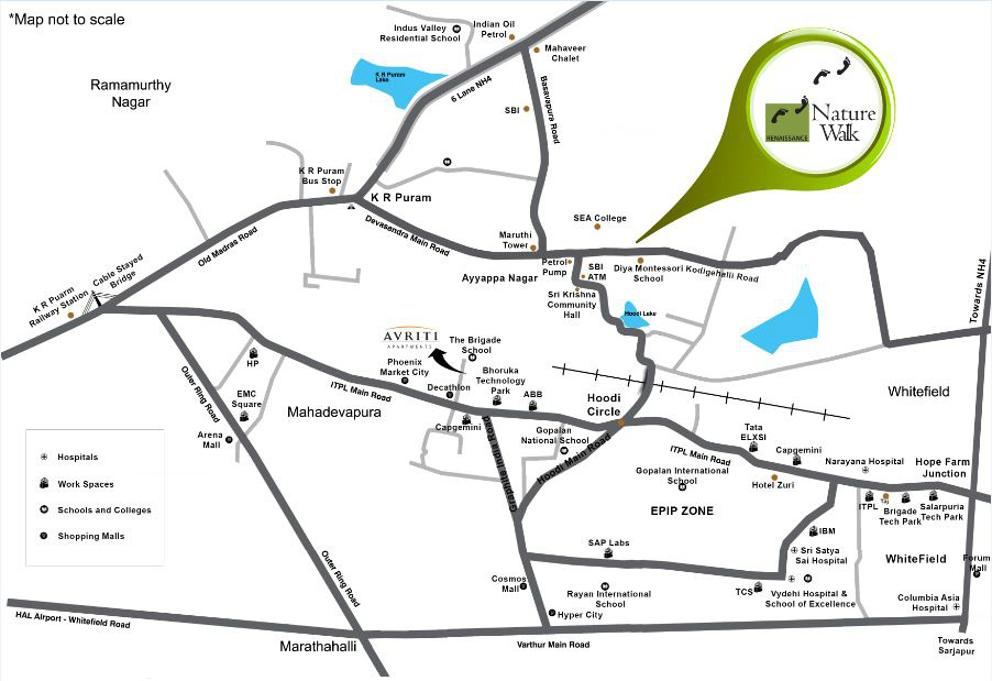 Nature Walk location map