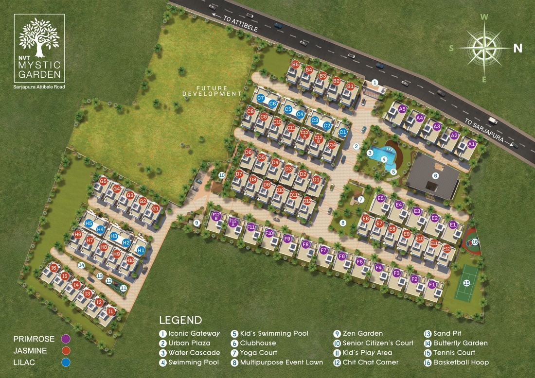 NVT Mystic Garden master plan