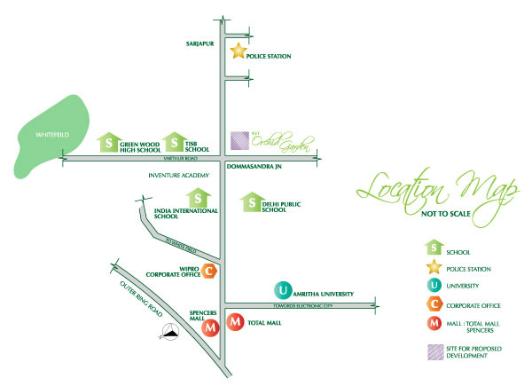 NVT Orchid Garden location map
