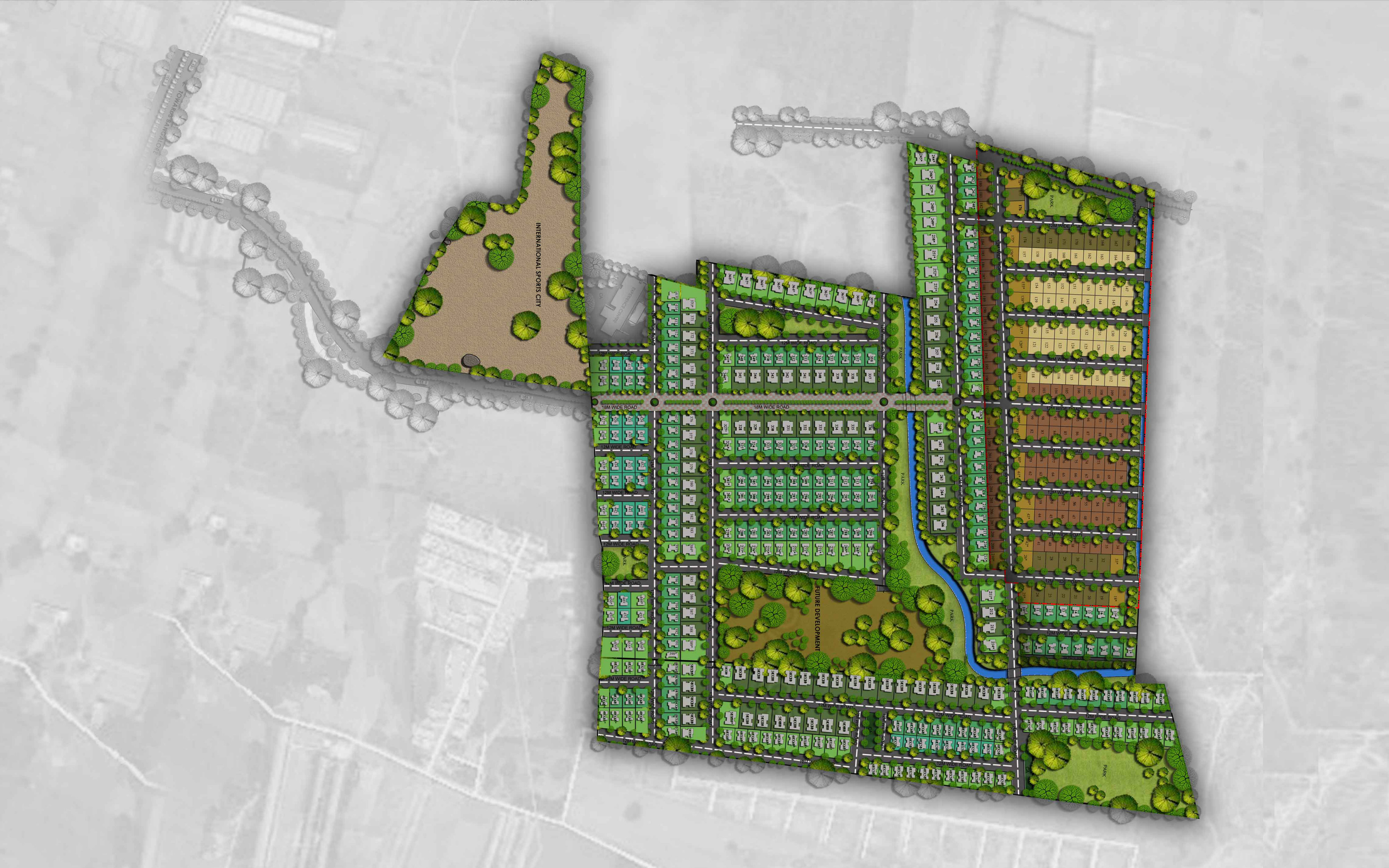Oxigen Sports villas master plan