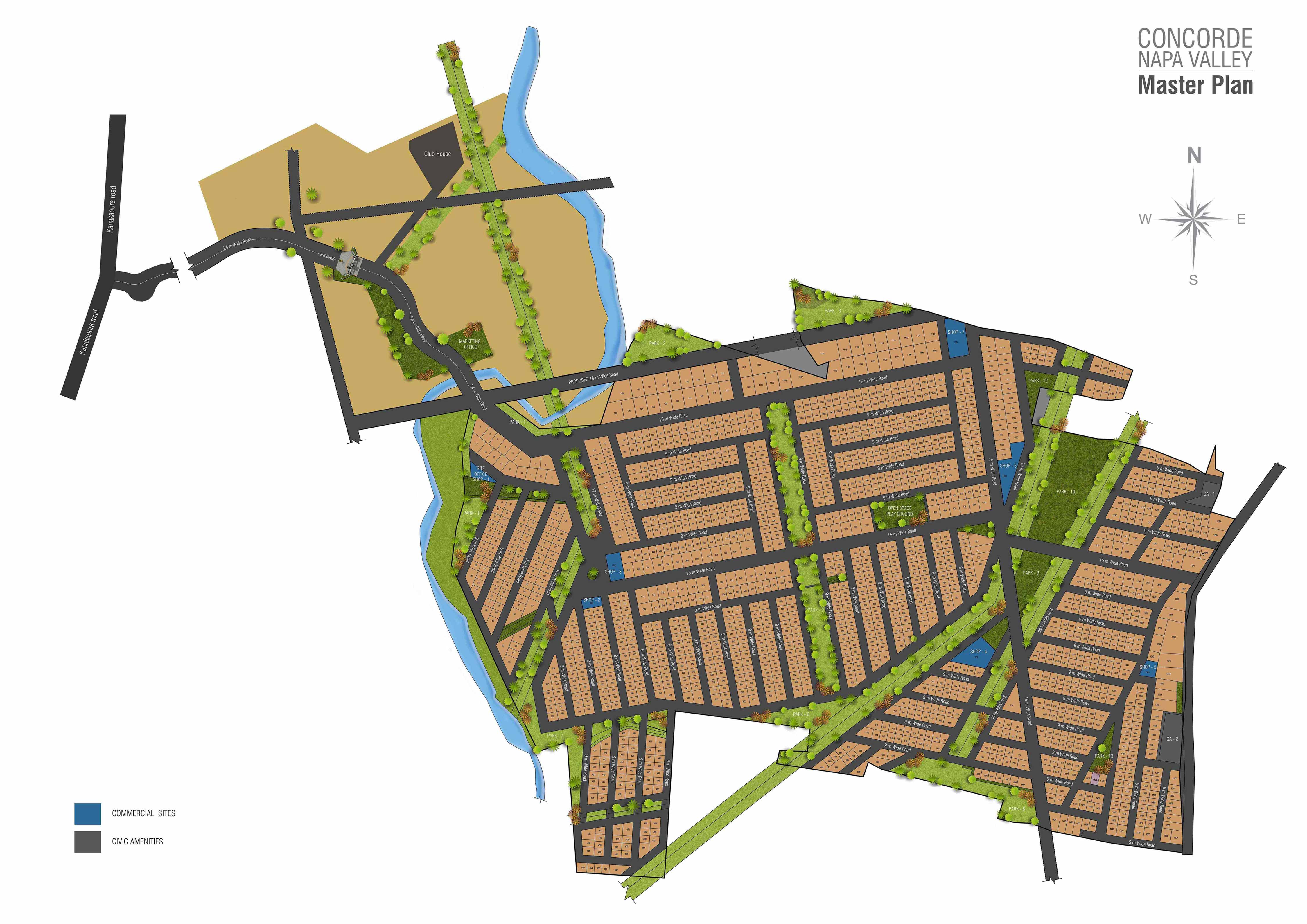 Premium Luxury Villas Kanakapura Road master plan