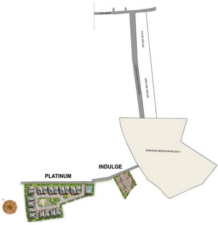 Prestige Bougainvillea master plan