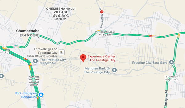 Aspen Greens at The Prestige City location map