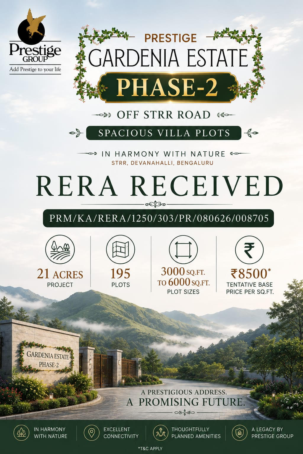 Prestige Gardenia Estate Phase 2