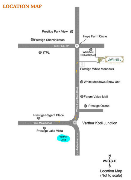 Prestige Mayberry location map