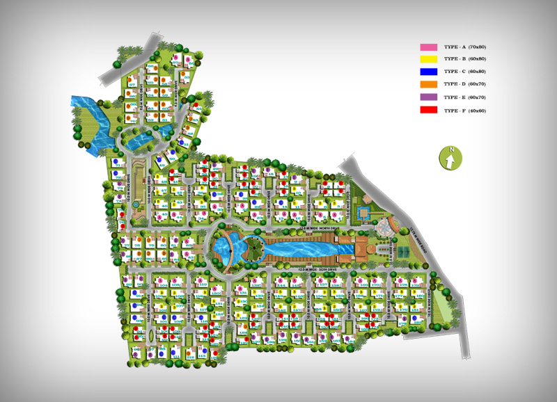Prestige Oasis master plan